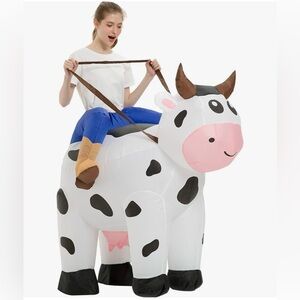 🐄Adult/Teen Inflatable Cow Costume